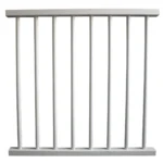 Grenen balustrade met ronde spijlen | Wit gegrond