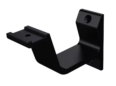 Trapleuning Leuning Zwarte Vierkante Buis - 80cm 1m 1.5m 2m 240cm 3m 3.6m 4.2m 5.4m Muurmontage Trapleuning met Smeedijzeren Beugels voor Binnen Buiten Loft Trappen - Complete Kit(350cm