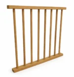 Eiken balustrade met ronde spijlen - Afbeelding 2